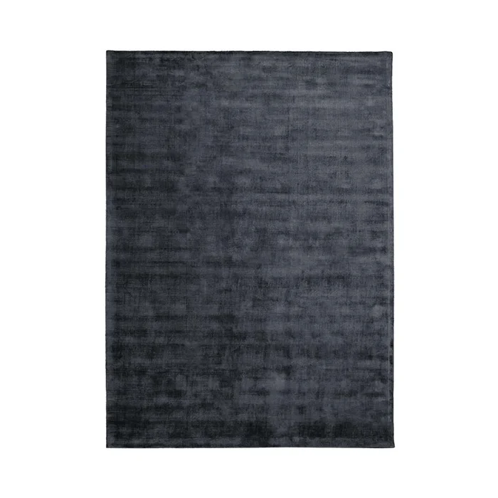 Villa by Classic Home – Berlin 10×14 Distressed Handwoven Fabric Area Accent Rug in Ink Blue – 30026218