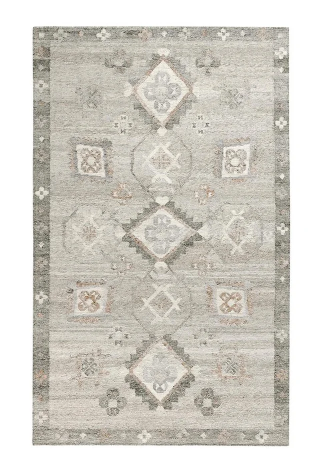 Villa by Classic Home – Lukens 5×8 Handwoven Multi-Color Fabric Performance Area Accent Rug – Multi-Color – 30132414