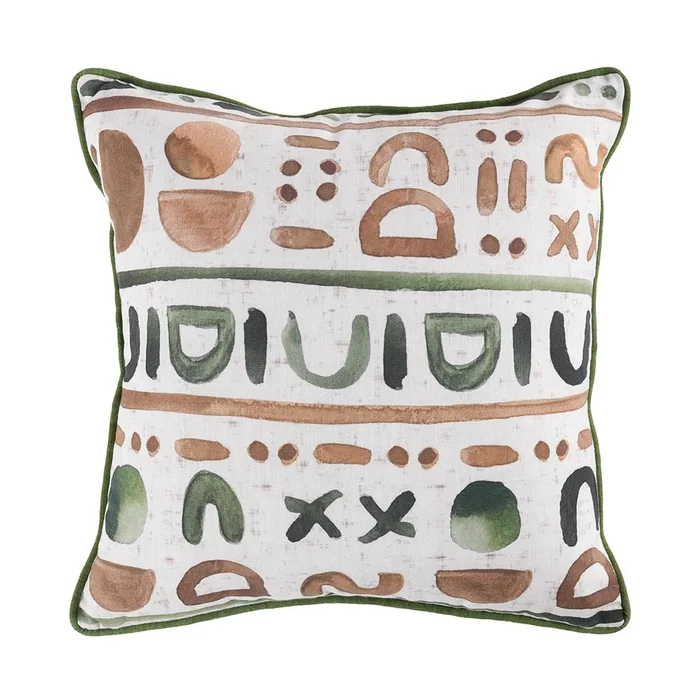 Villa by Classic Home – Monterry 20×20 Fabric Throw Pillow – Multicolor – VO50024