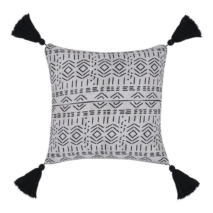 Villa by Classic Home – Zambia 22×22 Performance Fabric Throw Pillow – Beige – VO20015