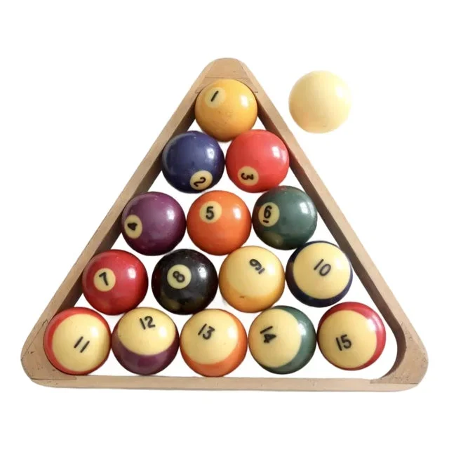 Vintage Billiard Balls Set