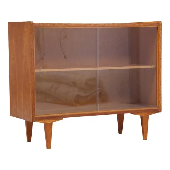 Vintage Dresser with Glass Doors, 1960s