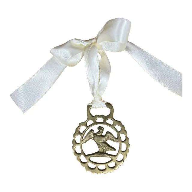 Vintage English Horse Brass Ornament