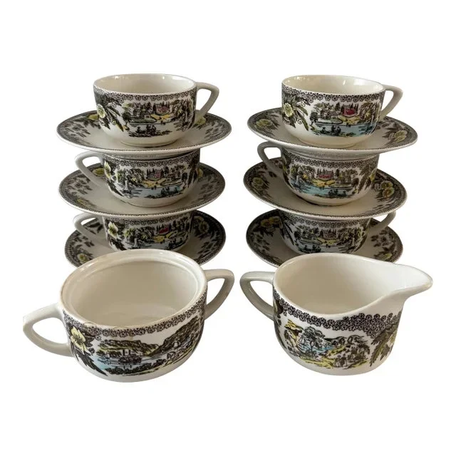 Vintage Fair Oaks Coffee Set by Royal China