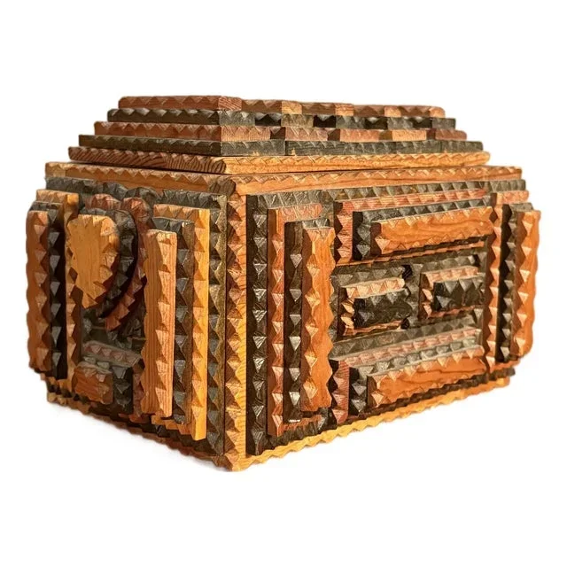 Vintage Tramp Art Box