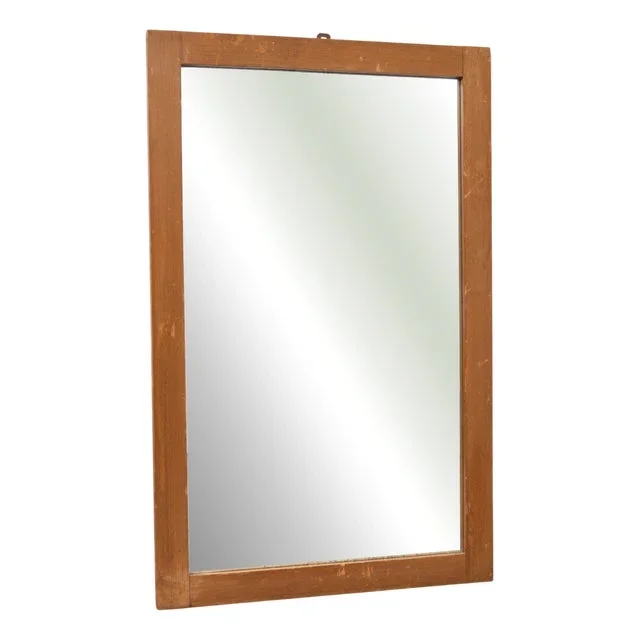 Vintage Weathered Mirror, 1940s