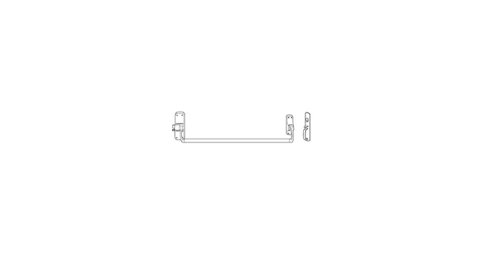 Von Duprin Rim Exit Device with Thumbpiece Trim from the 88 Series