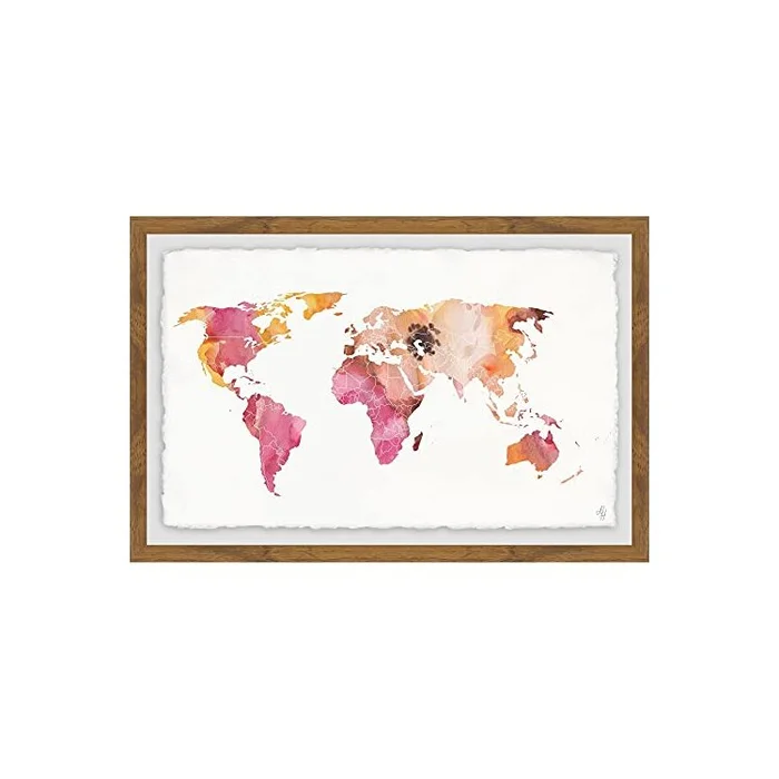 Watercolor Map Framed Painting Print Artwork of Marmont Hill – Marmont Hill