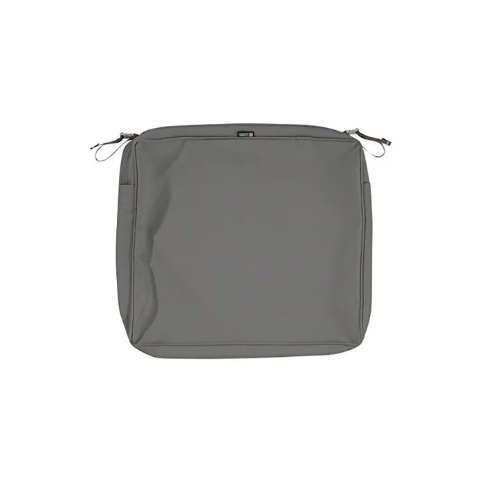 Waterproof Patio Cushion Covers – Grey Rectangular Outdoor Seat Protector