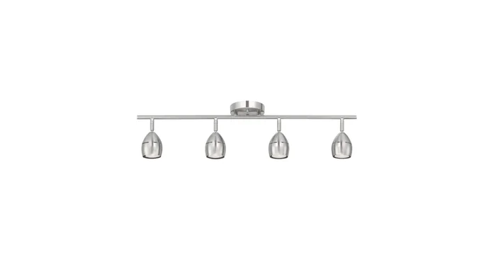 Westinghouse Borgata 4 Light 30″ Wide LED Fixed Rail Linear Ceiling Fixture