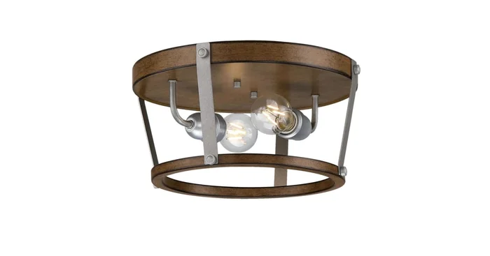 Westinghouse Elway 2 Light 14″ Wide Flush Mount Ceiling Fixture