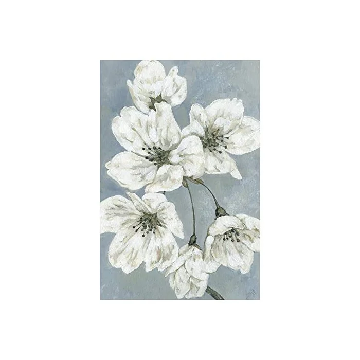 White Blossoms Marmont Hill Canvas Print Painting Artwork – Marmont Hill
