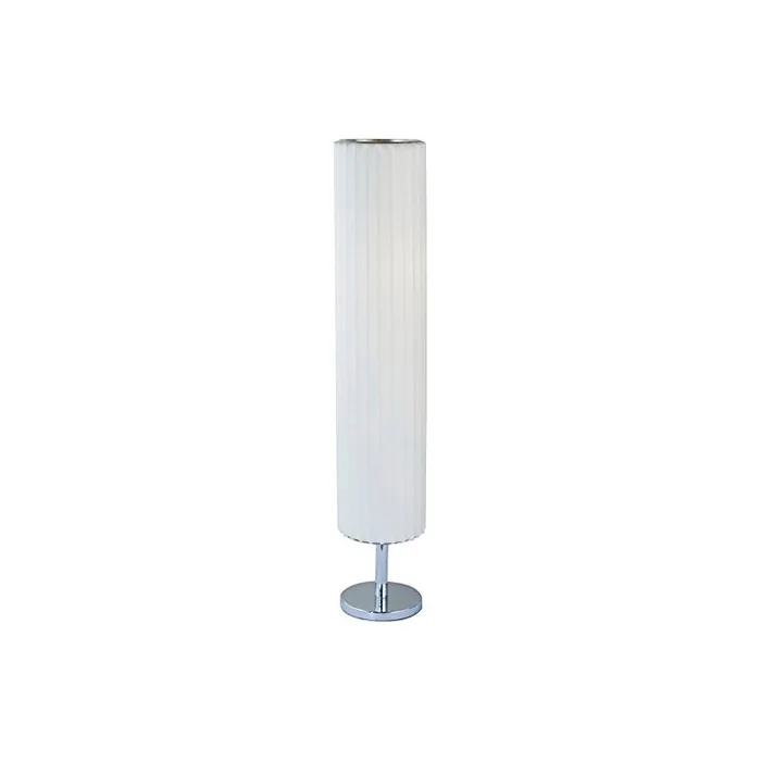 White Polymer Resin Floor Lamp with Stainless Steel/Nickel Cover – Legion Furniture