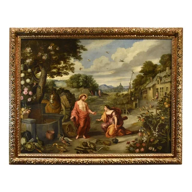 Workshop of Jan Brueghel the Younger, Noli Me Tangere, 1650, Oil on Canvas