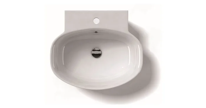 WS Bath Collections 21-1/2″ Bathroom Sink from the Ceramica Collection for Wall Mount or Vessel Installation
