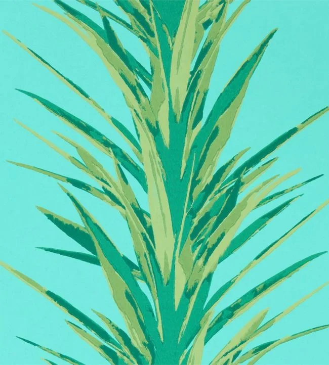 Yucca Wallpaper – Sky/Green – DGLW216648 – Sanderson