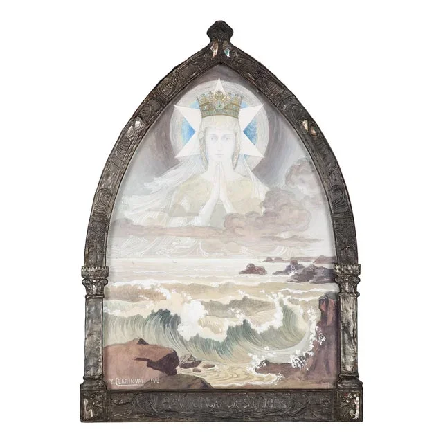 Yvonne Clarinval, La Vierge des Mers (The Virgin of the Seas), 1910, Mixed Media
