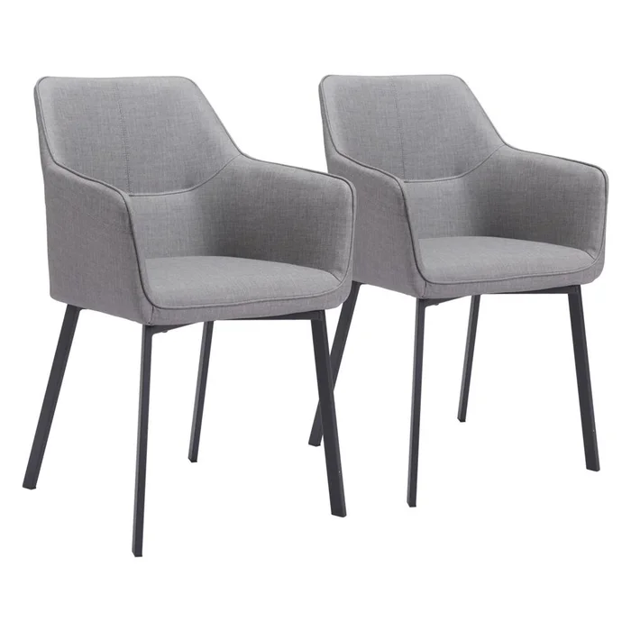Zuo Modern – Adage Dining Chair (Set of 2) Gray – 109364