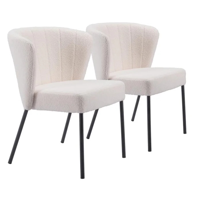 Zuo Modern – Aimee Dining Chair (Set of 2) Cream – 109677