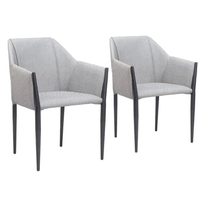Zuo Modern – Andover Dining Chair (Set of 2) Slate Gray – 110167