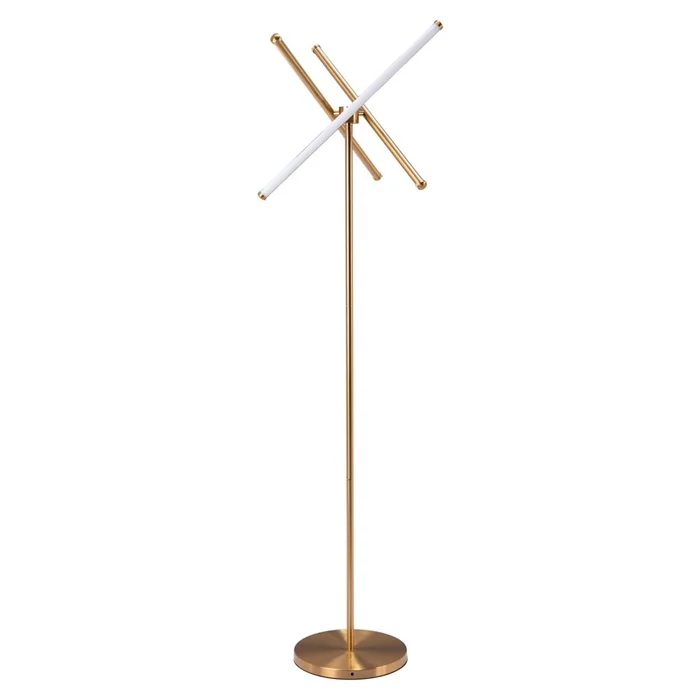 Zuo Modern – Garza Floor Lamp Brass – 56140